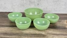 Anchor Hocking Fire King Jadeite Bowls