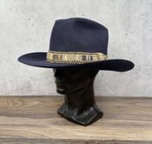 Dark Blue 4x Stetson Montana Cowboy Hat