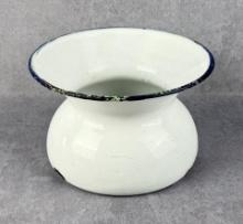 Antique Butte Montana Saloon Porcelain Spittoon