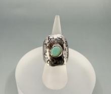 Navajo Sterling Silver Turquoise Ring