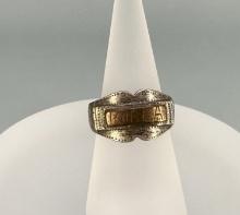 Korean War Trench Art Sterling Silver Ring