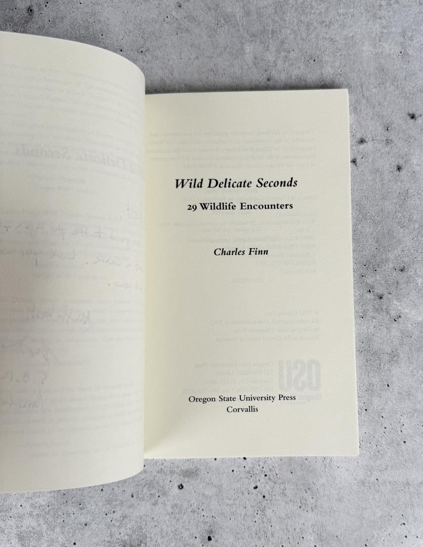 Wild Delicate Seconds Author Signed