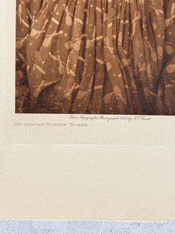 Edward Curtis Photogravure An Apache Mohave Woman