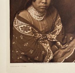 Edward Curtis Photogravure Havchach Yuma