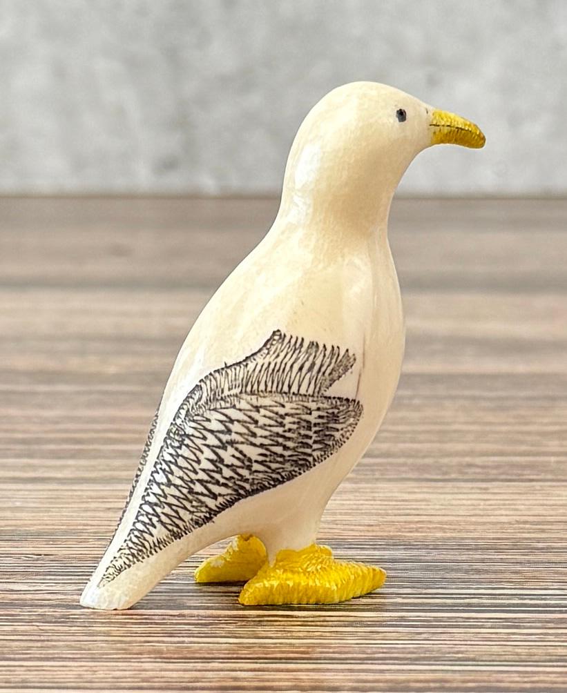 Robert Bellarmine Kokuluk Inuit Carved Goose