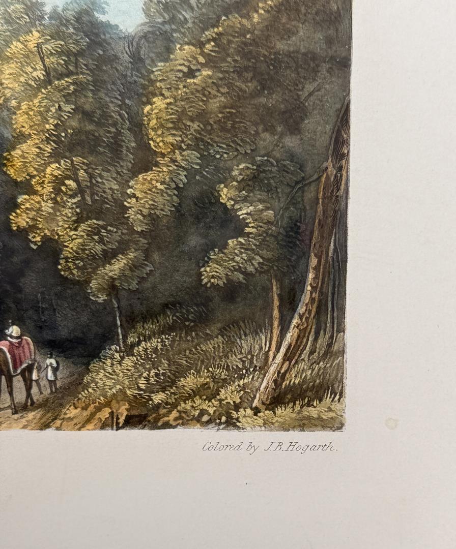 View in the Bore Ghaut Lithograph