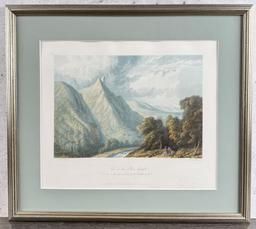 View in the Bore Ghaut Lithograph