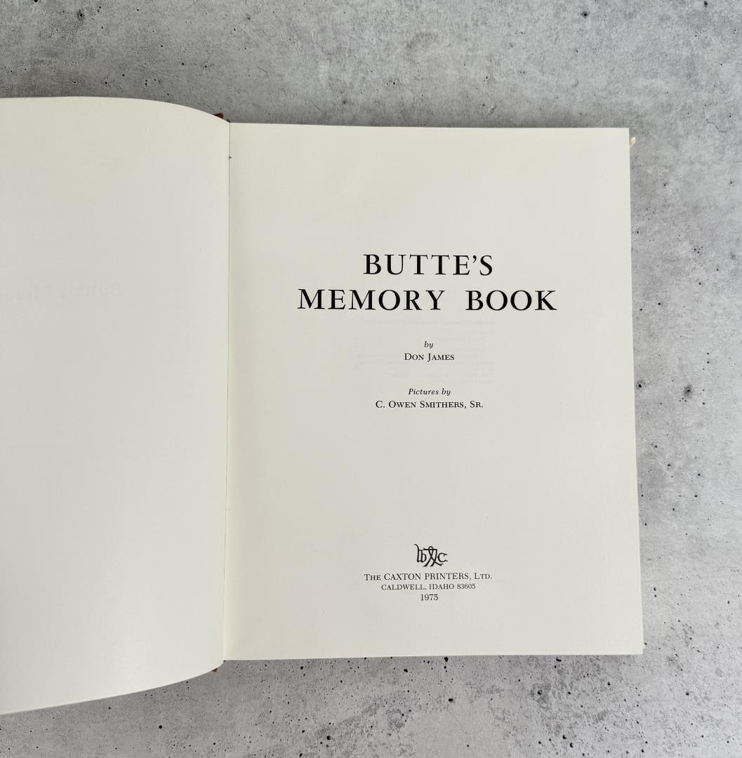 Buttes Memory Book
