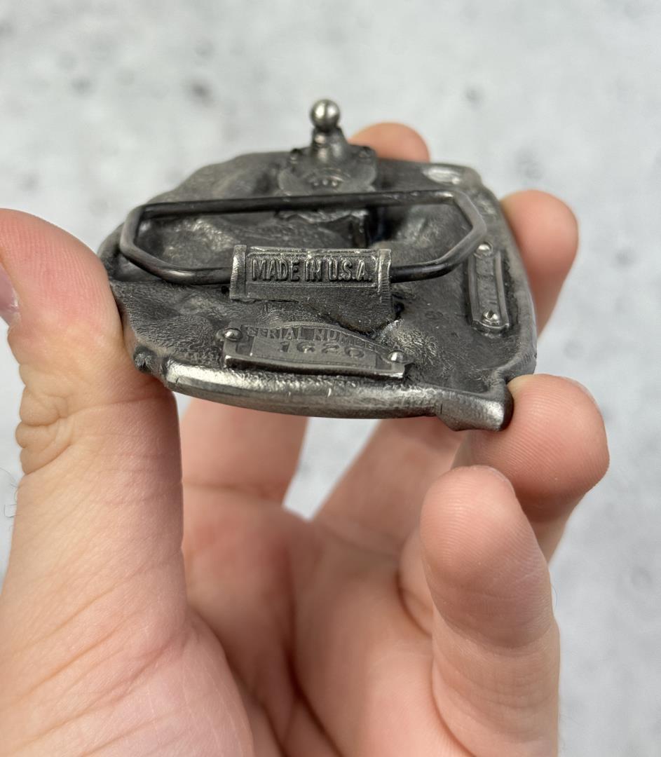 Alaska Pewter Belt Buckle