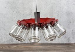 Rotating Jar Organizer Parts Storage Rack