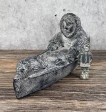 Resin Alaskan Inuit Eskimo Statues