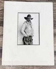 John Running Babbit Ranch Cowboy Photo