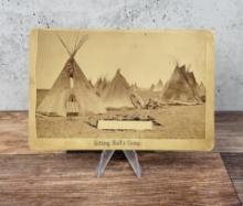 DF Barry Sitting Bull's Camp Cabinet Photo