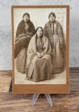 Fort Yates Indian Family Cabinet Photo