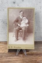 Fort Yates Indian Family Cabinet Photo