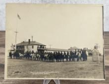 C.C. Covey and Indian Police Standing Rock Photo