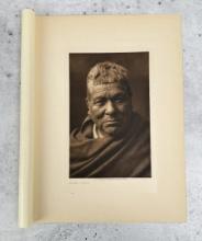 Edward Curtis Photogravure Hokak Papago