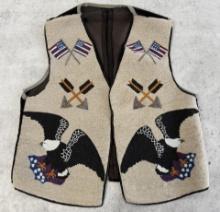 Standing Rock Sioux Indian Beaded Vest