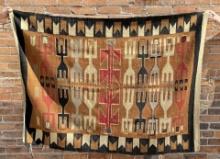 Antique Navajo Indian Yei Rug