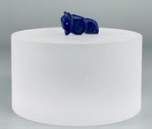 Zuni Carved Lapis Lazuli Buffalo Fetish