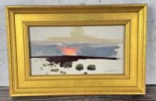 James Swinnerton Taos Sunset Oil Painting