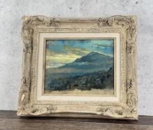 Clark Hulings Chimayo New Mexico Oil Painting