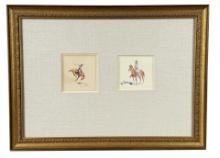 Edward Borein Cowboy Watercolor Paintings