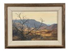 Olive Vandruff Texas Oil Painting