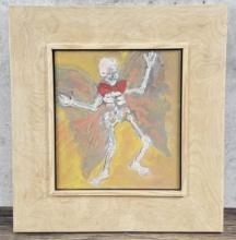 Kristi Hager Mr. Entertainment Oil Painting