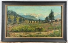 Raphael Lillywhite Colorado Oil on Canvas Painting