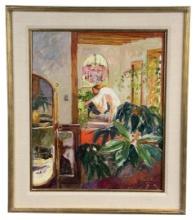 Walt Gonske Morning in Taos Oil Painting