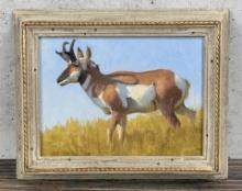 Jason Lee Tako Prairie Agility Oil Painting