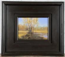 Brent Cotton Late Winter Cottonwood Painting