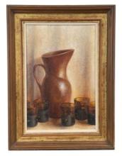 A D Greer From Mexico Still Life Painting