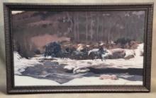Jim Carson The Winter Overland Oil Painting