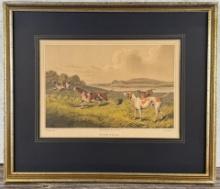 Henry Thomas Alken Pointers Lithograph