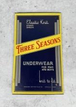 Three Seasons Underwear Clothing Sign