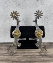 North and Judd Montana Cowboy Spurs