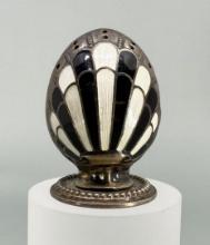 Sterling Silver Enamel Toothpick Holder