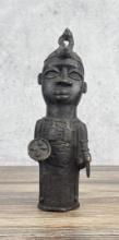 Benin Bronze Warrior Bust