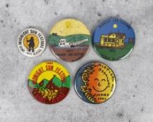 Midnight Sun Festival Alaska Buttons