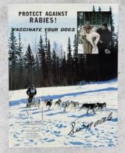 Protect Against Rabies Iditarod Poster Signed