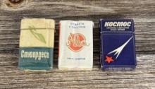Collection of Soviet Russian Cigarettes