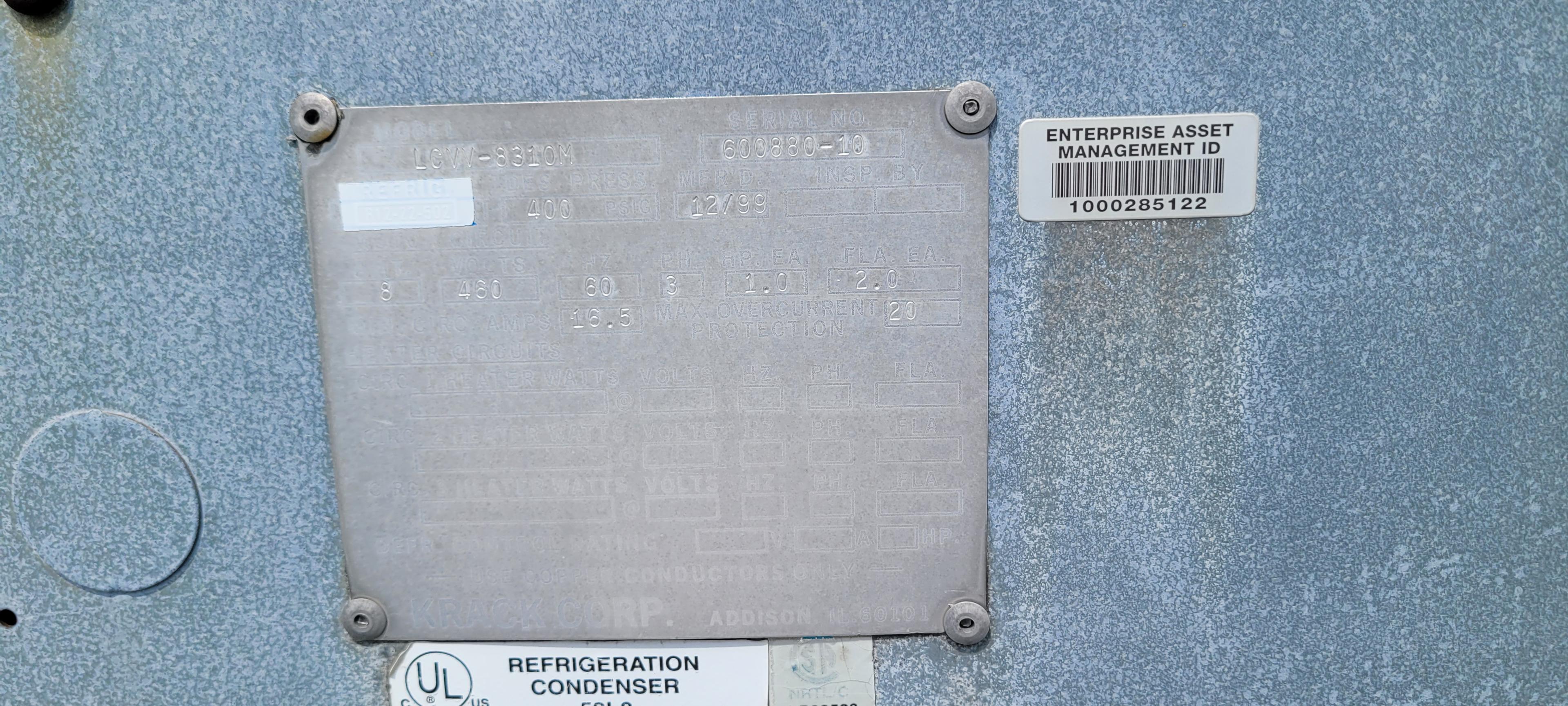 CONDENSER FAN UNIT 8 FANS
