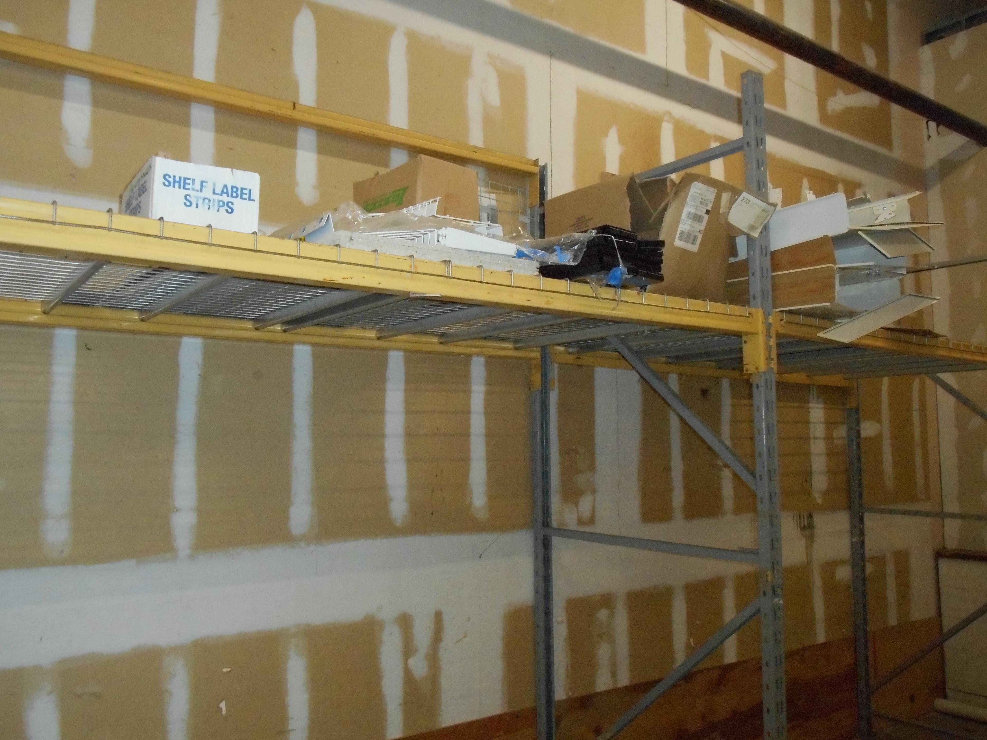 CONTENTS OF UPPER PALLET RACKING (SHELVING AND MISCELLANEOUS)