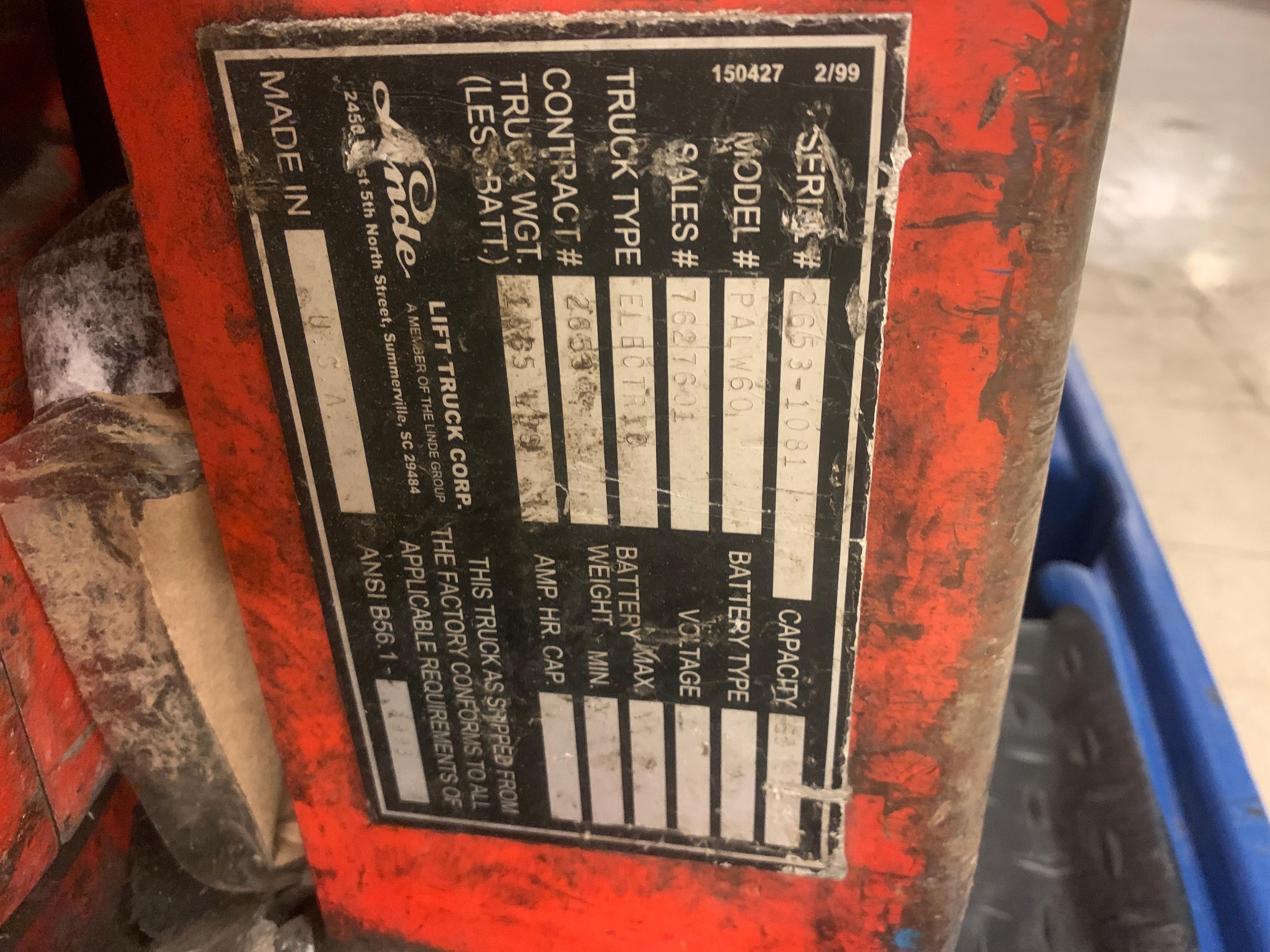 ELEC PALLET JACK