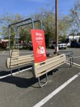 Metal cart corral