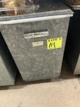Rolling Ingredients container 23”tall x 27” L x 15w