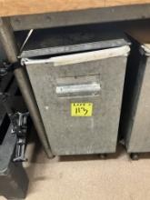 Rolling Ingredients container 23”tall x 27” L x 15w