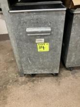 Rolling Ingredients container 23”tall x 27” L x 15w
